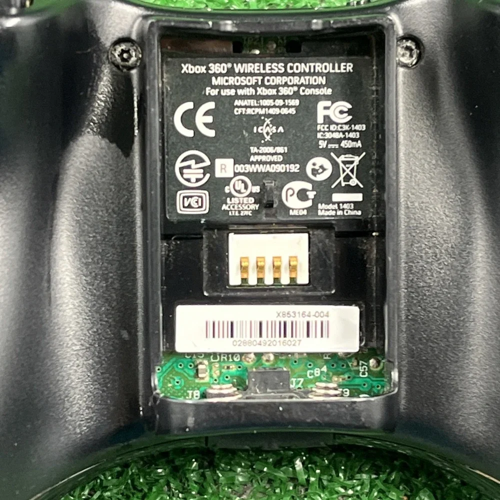 Microsoft Xbox‎ 360 Wireless Controller Black Model 1403 Genuine
